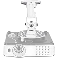 Duronic PB07XB Soporte para Proyector de Techo y Pared - Universal y Articulado - Carga Máx 10 kg - Color Blanco - Cine…